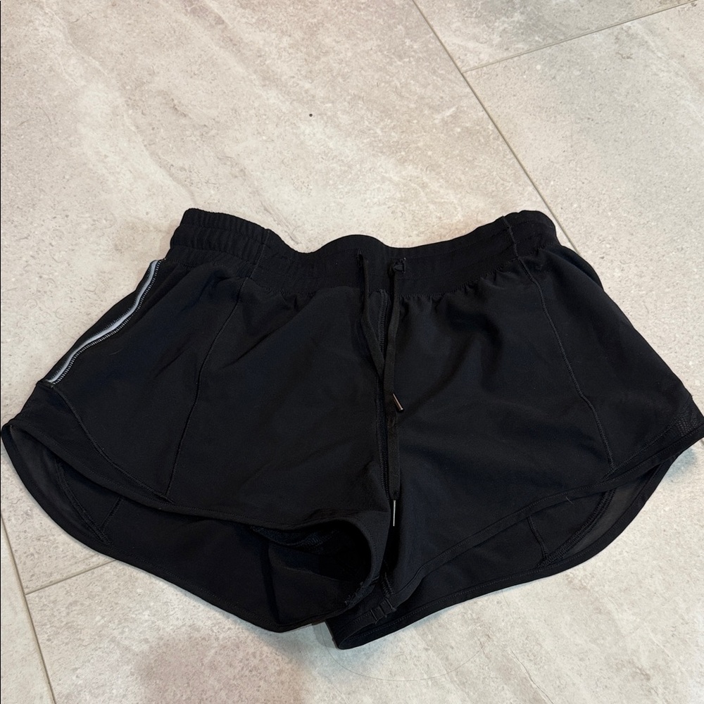 CRZ YOGA Black Women's Athletic Shorts